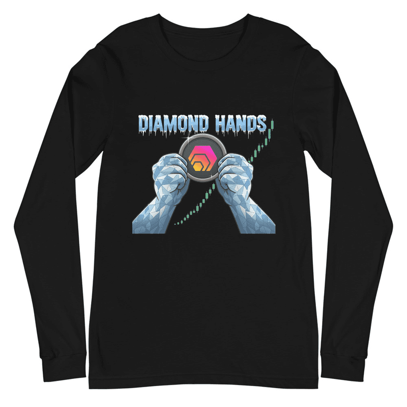 HEX Diamond Hands Unisex Long Sleeve Shirt